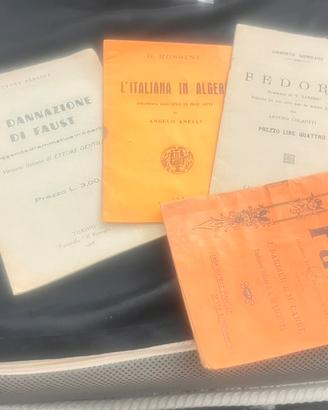 Set di 4 libretti d opera