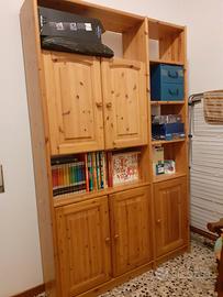 Mobile libreria in legno di pino