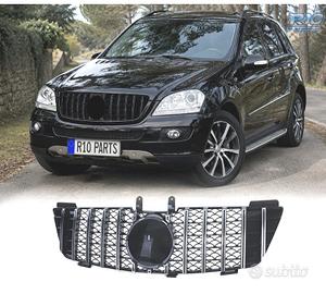 GRIGLIA MERCEDES M ML W164 05-08 NERO CROMATO