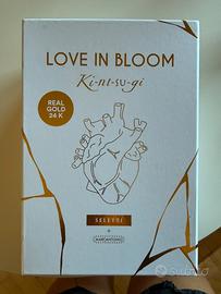 Love in Bloom Kintsugi porcellana e oro SELETTI