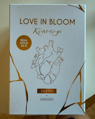 Love in Bloom Kintsugi porcellana e oro SELETTI