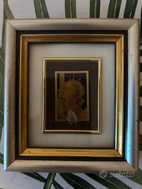 Opera litografata su oro 24kt
