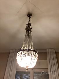 Lampadario in cristallo