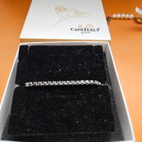 bracciale tennis zirconi neri by  capritaly 