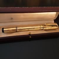 penna stilografica vintage oro 18kt