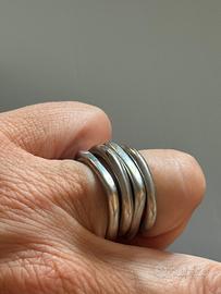 Anelli Breil acciaio collezione TETRA