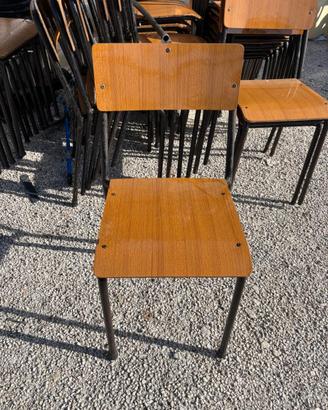 Sedie Vintage Industrial - Legno e Metallo