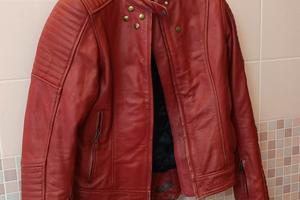 giacca vera pelle moto 