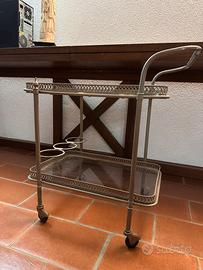 Carrello bar in argento anni ‘70