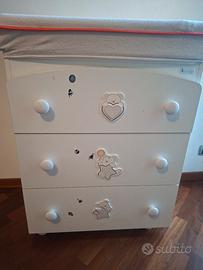 Fasciatoio Azzura design con vaschetta