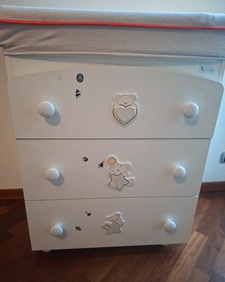 Fasciatoio Azzura design con vaschetta