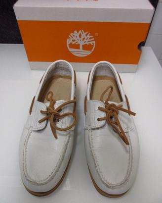 TIMBERLAND SCARPE DA BARCA BIANCHE NUOVE TG. 41