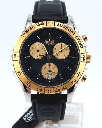 Missoni Sport Chrono Swiss Made NOS Nuovo Full Set