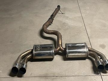 scarico inoxcar audi s3 omologato + downpipe