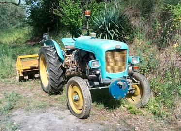 Trattore agricolo gommato Landini 3000 + Fresa