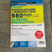 Agenzia monopoli e dogane - libro concorso