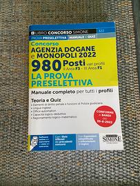 Agenzia monopoli e dogane - libro concorso
