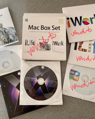Software vintage Macintosh Apple iLife iWork Snow