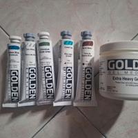 Acrilici Golden + Gel mediums