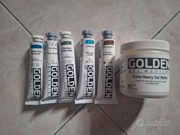 Acrilici Golden + Gel mediums