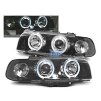 FARI BMW SERIE 7 E38 94-98 ANGEL EYES SFONDO NERO