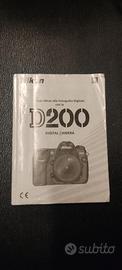 manuale originale Nikon d 200