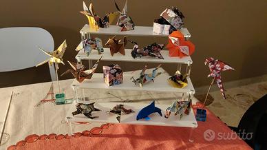 Set gioco 20 Origami Colorati Fatti a Mano  Carta