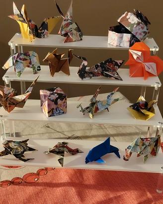 Set gioco 20 Origami Colorati Fatti a Mano  Carta