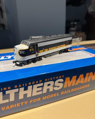 Treni H0 Walthers F7 ABBA Norfolk Southern