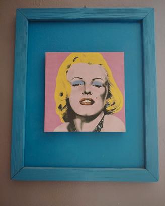 Tela decorativa Marilyn Monroe – base e cornice in