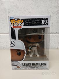 Funko POP Racing 09 Lews Hamilton White