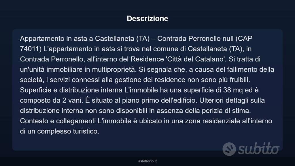 Appartamento – TA - Vista 3