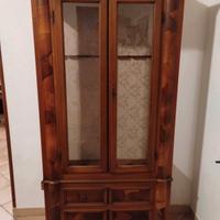 armadio fuciliera legno massello noce