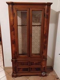 armadio fuciliera legno massello noce