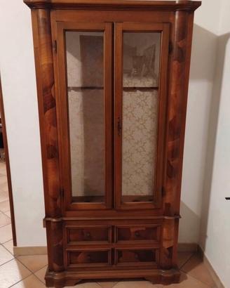 armadio fuciliera legno massello noce