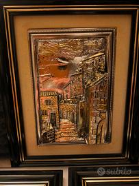 Quadri laminati argento 