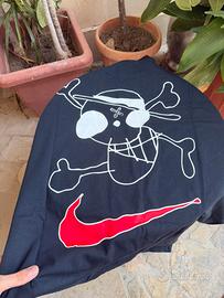 Nike x One Piece Black Tee Drawn Skull