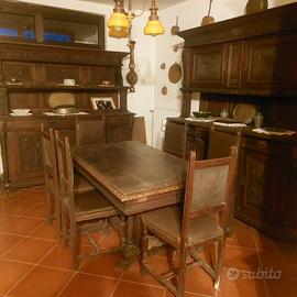 Sala da pranzo in stile Neotinascimento