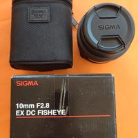 Sigma 10mm F2.8 per canon