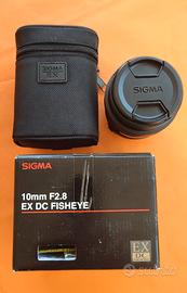 Sigma 10mm F2.8 per canon