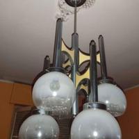 Lampadario stile Scolari anni 50/60