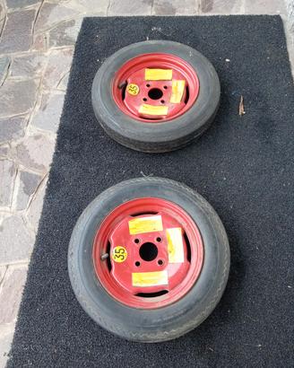 2 ruotino 4.80 r12  4 Fori per microcar