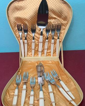 Set vintage da dolce per 12