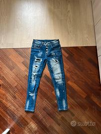 Jeans uomo strappati tg. 29