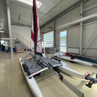 catamarano vela/motore elettrico