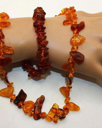 Stupenda parure ambra baltica