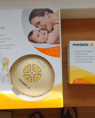 tiralatte medela doppio swing maxi hands free
