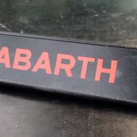 Targhetta in plastica  ABARTH 