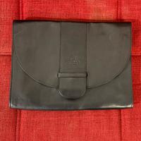 Borsa “Pettinati Firenze” in Vera Pelle Nera
