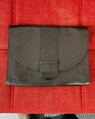 Borsa “Pettinati Firenze” in Vera Pelle Nera